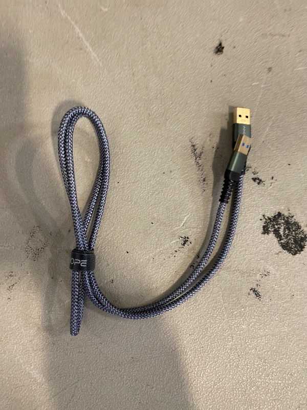 Photo 1 of AINOPE USB to USB Cable, USB 3.0 A to A Male to Male Cable [Never Rupture] Double End Type A Cord Compatible with Hard Drive Enclosures, KVM, DVD Player, TV, Laptop Cooler,6.6Ft/Grey