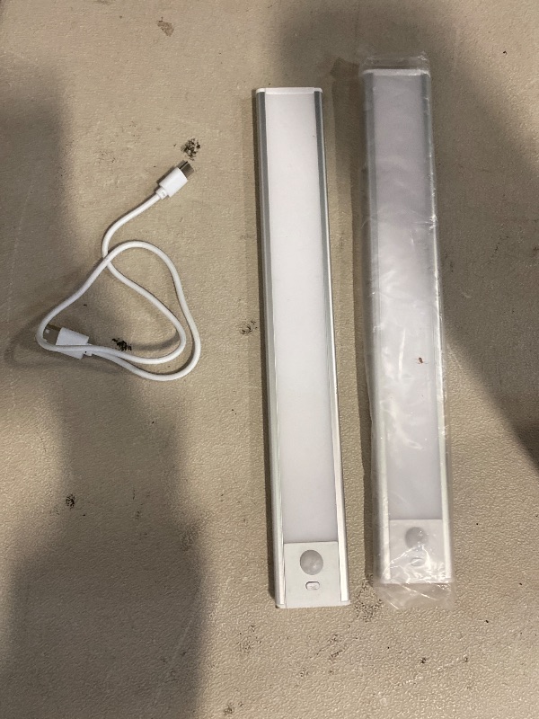 Photo 1 of Motion Sensor Under Cabinet Lighting-Magnetic Rechargeable Closet Lights for Kitchen,Stairs,Wardrobe | 3-Color Dimmable LED Under Counter Lighting | Pro Battery Upgrade? (2, 12 inch)