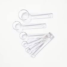 Photo 1 of 6pc Tritan Plastic Measuring Cups Clear - Figmint™: Dishwasher-Safe, Includes 1 Cup to 1/4 Cup