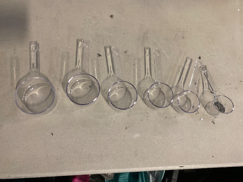 Photo 1 of 6pc Tritan Plastic Measuring Cups Clear - Figmint™: Dishwasher-Safe, Includes 1 Cup to 1/4 Cup
