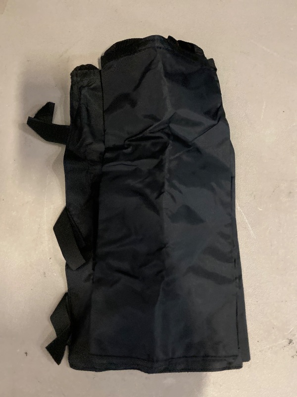 Photo 1 of ABCCANOPY Canopy Weights Set of 4-120LBS Sand Bags for Pop up Tent, Weight Bags for Outdoor Gazebo, Trampoline, Pergola, Black (Without Sand)