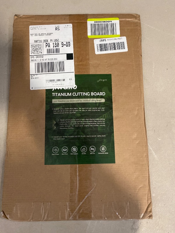 Photo 1 of Titanium Cutting Board 100% Pure Cutting Boards With Juice Groove Metal Grade Food Double Sided Chopping Board for Cutting Meats Vegetables Fruits(Titanium-X-Large)