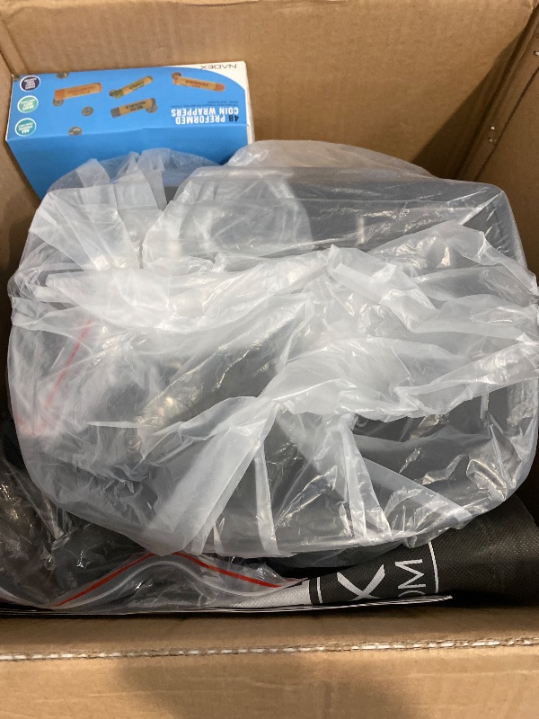 Photo 1 of Nadex S540 Pro | Coin Counter, Sorter, and Wrapper | Sorts up to 300 Coins Per Minute | Comes with 48 Preformed Wrappers (Gray)