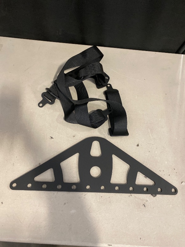 Photo 1 of Universal 2 Point or 4 Point Engine Lift Sling Kit Featuring Black Powder Coated Steel Construction with Adjustable Nylon Straps and a 1200 lb Capacity for Easy Installation