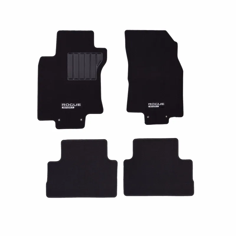 Photo 1 of 5 Pcs OEM NEW 2017-2018 Nissan Rogue Sport BLACK Carpet Floor Mats Set