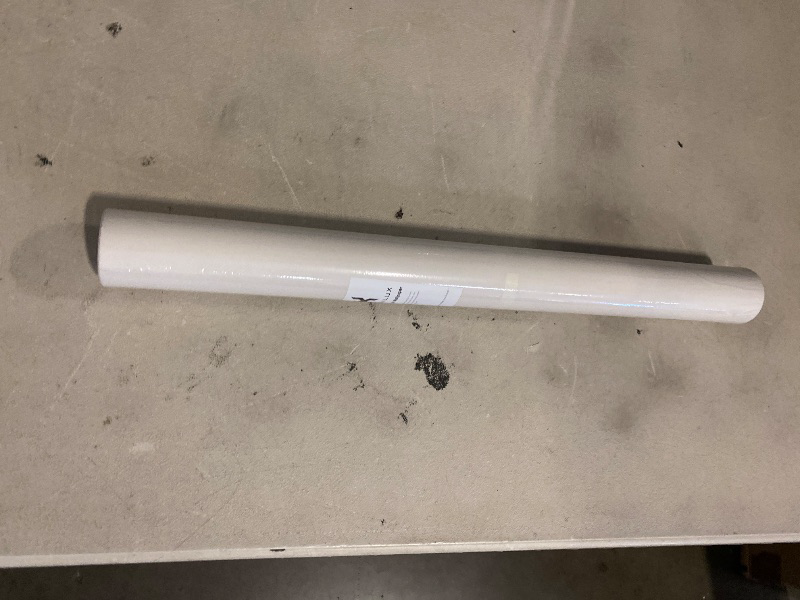 Photo 1 of Cream White Wallpaper - 394''x24''- Self-Adhesive, Removable, Waterproof - Solid Color Beige Peel and Stick Contact Paper for Cabinet, Countertop, Desktop, Rental Property, Kitchen, Bedroom