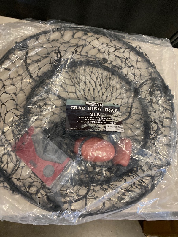 Photo 1 of Crab Ring Trap Heavy Duty 30 inch Diameter Marine Grade Designed in USA