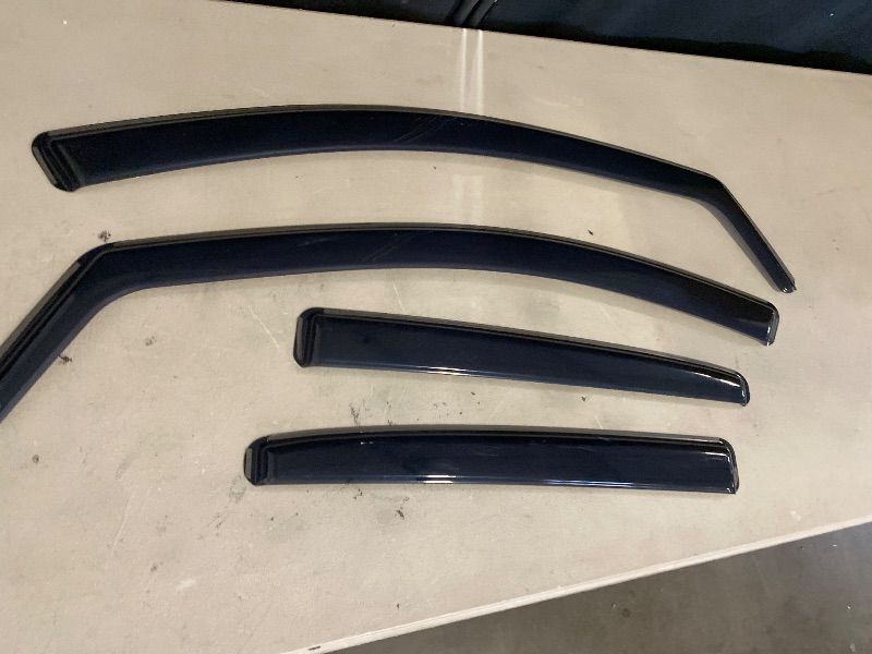 Photo 1 of in-Channel Window Visors for Chevrolet (Chevy) Equinox 2018-2024,Rain Guards,Vent Window Deflectors Sun Shield Car Accessories, Smoke 4pcs