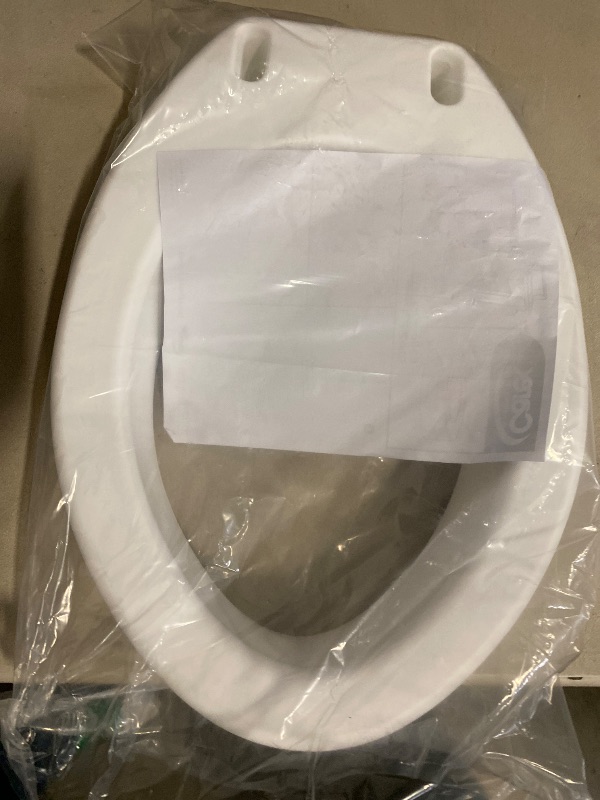 Photo 1 of Carex Toilet Seat Riser, Elongated Raised Toilet Seat Adds 3.5 inches to Toilet Height, for Assistance Bending or Sitting, 300 Pound Weight Capacity Toilet Riser