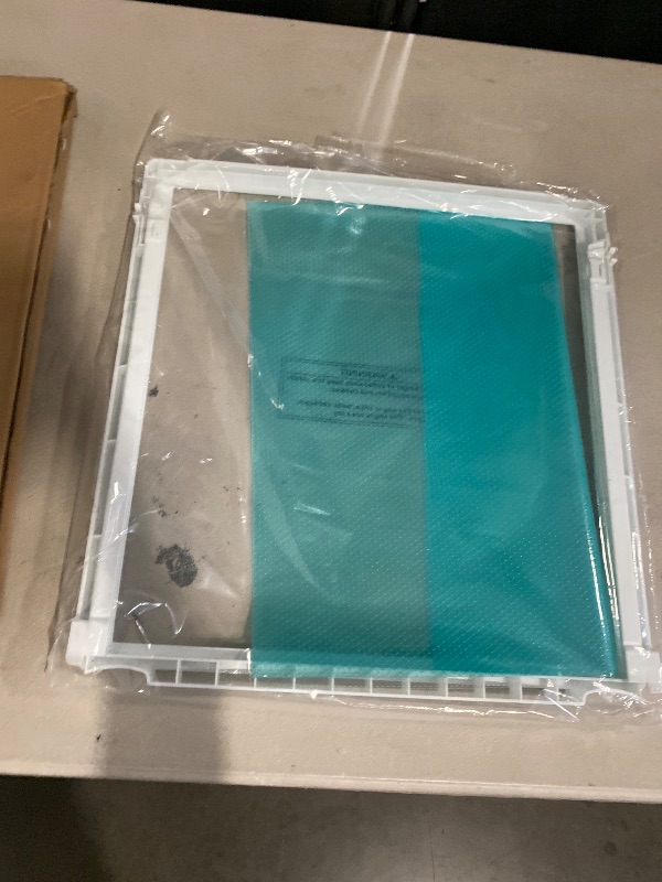 Photo 1 of Updated 241969501 Shelf Frame without Glass Refrigerator Crisper Pan Cover Compatible with Frigidaire Shelf Replacement Parts Refrigerator Door Shelf Frame AP4433007,PS2363832, FFSS2615TE0,LFSS2612TE0