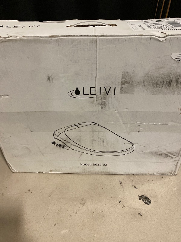 Photo 1 of LEIVI Electric Bidet Toilet Seat with Wireless Remote and Side Panel, Multiple Spray Modes, Adjustable Heated Seat, Warm Water and Air Dryer, Auto LED Nightlight, Round