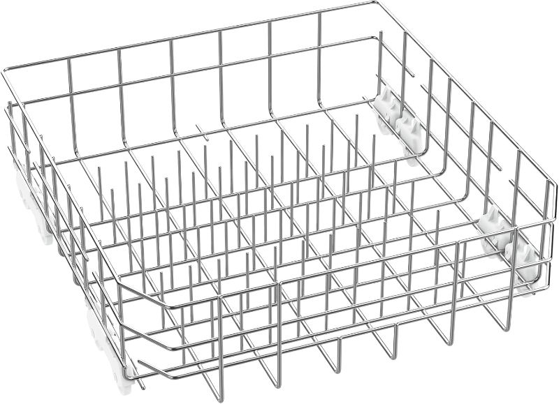Photo 1 of UPGRADED W10728159 Dishwasher Lower Rack for Kitchenaid Dishwasher Rack Replacement, W10728159 W10525646 W10082825 304 Stainless Steel Kenmore Elite Whirlpool Maytag Dishwasher Rack Parts with Wheels