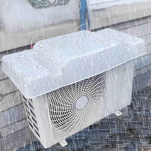 Photo 1 of Ac Covers for Outside, Outdoor Air Conditioner Cover Waterproof Windproof, Surround Top Ac Unit Cover, Outside Air Conditioner Units Protection