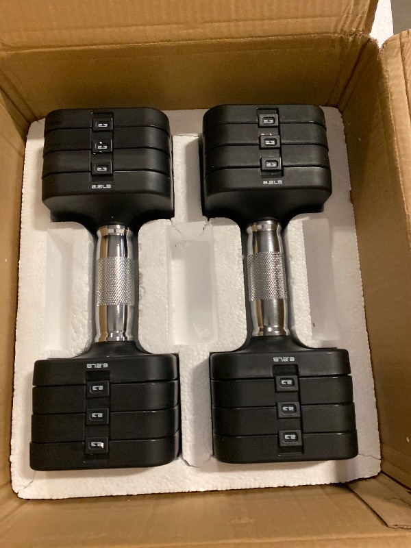 Photo 1 of 15LB 20LB 40LB 50LB Adjustable Dumbbell Set Free Weights Dumbbells Set for Women Men Hand Weights Sets Adjust Dumbbell Weight Sets for Home Gym Exercise Workout Strength Training Equipments