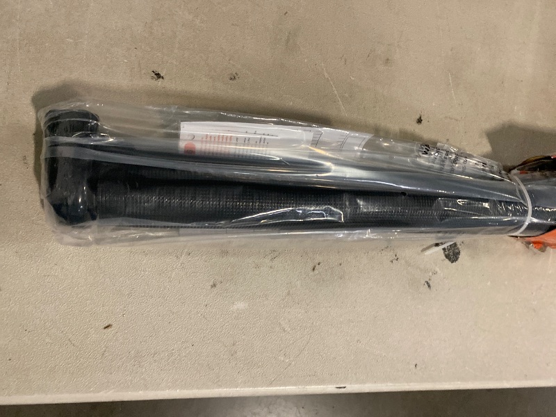 Photo 1 of Reinforced 42” Extra Tall Retractable Baby Gates with Rods, Extends up to 60” Wide, Tall Retractable Dog Gate for Doorways Prevent Crawling Through Mesh Pet Gate Indoor Outdoor, Black