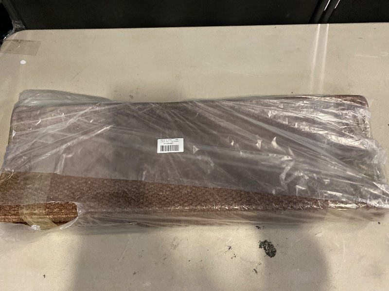 Photo 1 of Bullnose Carpet Stair Treads, Non Slip Stair Treads for Wooden Steps Indoor, Stair Runner, Soft Stair Rugs for Pets, Edging Stair Protectors, Washable, 29.5"x9.5"x1.5" 7pcs, Camel Brown