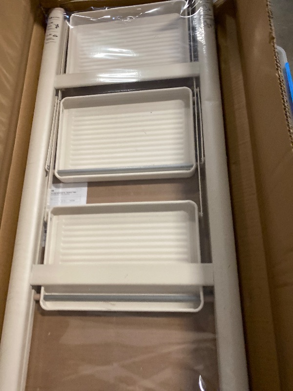 Photo 1 of 3 Step Ladder, Folding Stool With 20CM Widened Pedal, Lightweight Carbon Steel for Adults, 3 Tiers With 330lbs Load Capacity for Home, Bedroom, Balcony, Living Room, Kitchen