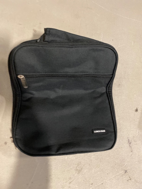 Photo 1 of Lunch box Lunch bag for men women Insulated Lunchbox Lunch bags for Work Picnic Travel (Black)