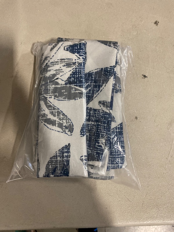 Photo 1 of Navy Blue Grey Gray Pillow Covers 18x18 Set of 2 Retro Sunflower Flowers Print Decorative Throw Pillows Outdoor Modern Art Floral Pillowcase Square Linen Cushion Case for Home Sofa Couch Bed
