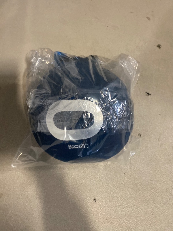 Photo 1 of BCOZZY Travel Neck Pillow for Airplane – Patented Double Support for Head, Neck, and Chin. Best for Long Flights, Plane Sleeping, and Car Rides. Adjustable Size. Fully Washable. Carry Bag. Large, Navy