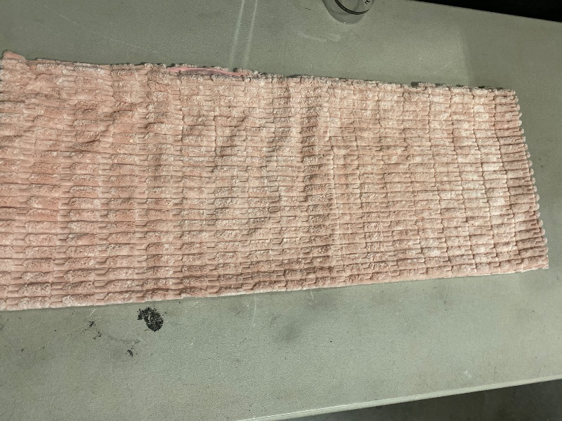 Photo 1 of Fancy Homi Blush Pink Long Body Lumbar Lumbar Decorative Throw Pillow Covers 14x36 Inch for Bed Couch Bedroom Bench, Soft Corduroy Rectangle Solid Pillow Case, Rustic Farmhouse Boho Room Decor