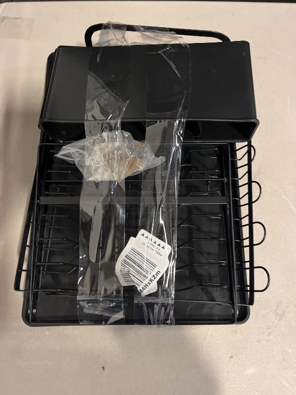 Photo 1 of Dish Drying Rack, 2 Tier Dish Racks for Kitchen Counter, Large Stainless Steel Kitchen Dish Drying Rack with Drainboard, Detachable Dish Drainers with Utensil Holders