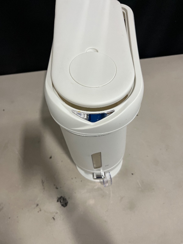 Photo 1 of IEEK Rice Dispenser 25 Lbs,Large Cereal Dry Food Storage Containers Rice Storage Container Sealed Moisture Proof with Measuring Cup for Kitchen Pantry Household, White