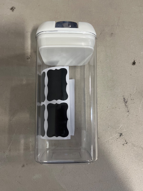 Photo 1 of 19-Cup Flip-Tight Square Food Storage Container – Clear, Stackable, BPA-Free, Durable