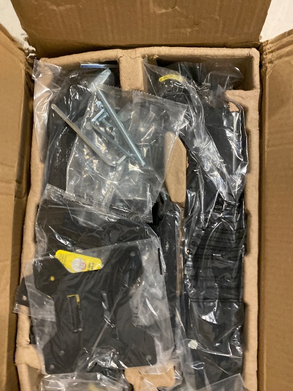 Photo 1 of Claiks Dual Monitor Mount for 15-32 Screens, Ergonomic Gas Spring Monitor Arm for, Adjustable Computer Monitor Stand up to 40 lbs, with Clamp and Grommet Base, VESA Mounting Holes 75&100mm, Black