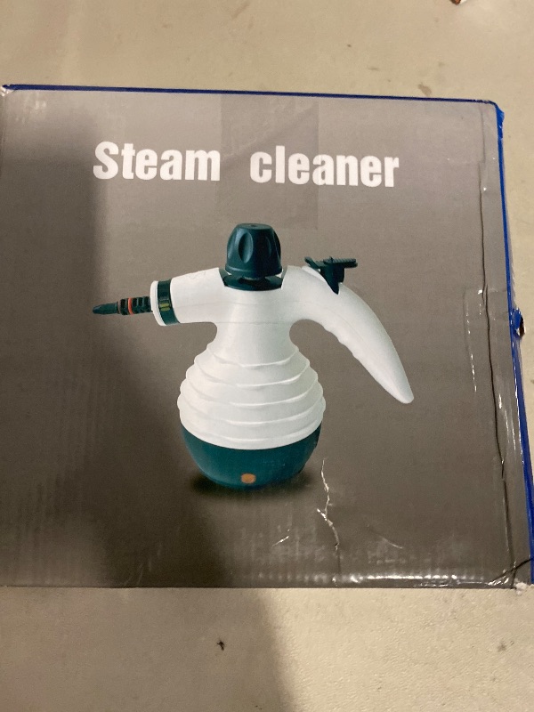 Photo 1 of Steam Cleaner, Handheld Steam Cleaner for Home, 16-Piece Steam Cleaner Kit with Automatic Steam Switch, Steamer for Kitchen, Bathroom, Car, Living Room and Multi-Surface Deep Cleaning (White)