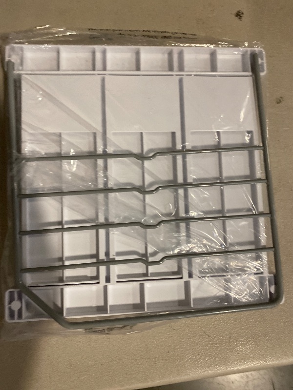 Photo 1 of EVERIE Extendable 3-Tier Holder for Heavy Items, Jars, Bottles, Cans, Plastic Bags, Wrap, Foil, Snack and Box for Kitchen,Counter, Cabinets, 11'' to 16.7'' Wide (11“ - 16.7” Wide, Piece, 1)