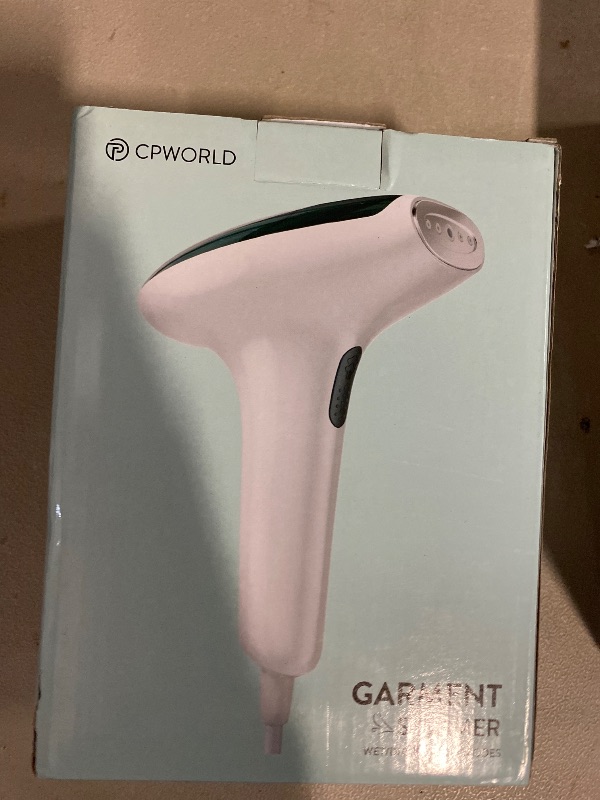 Photo 1 of CPWORLD Steamer for Clothes, 20-Second Fast Heat-up, Strong Penetrating Steam, Water Cup and Storage Bag Included, Portable Steamer for Clothes, for Home, Office and Travel