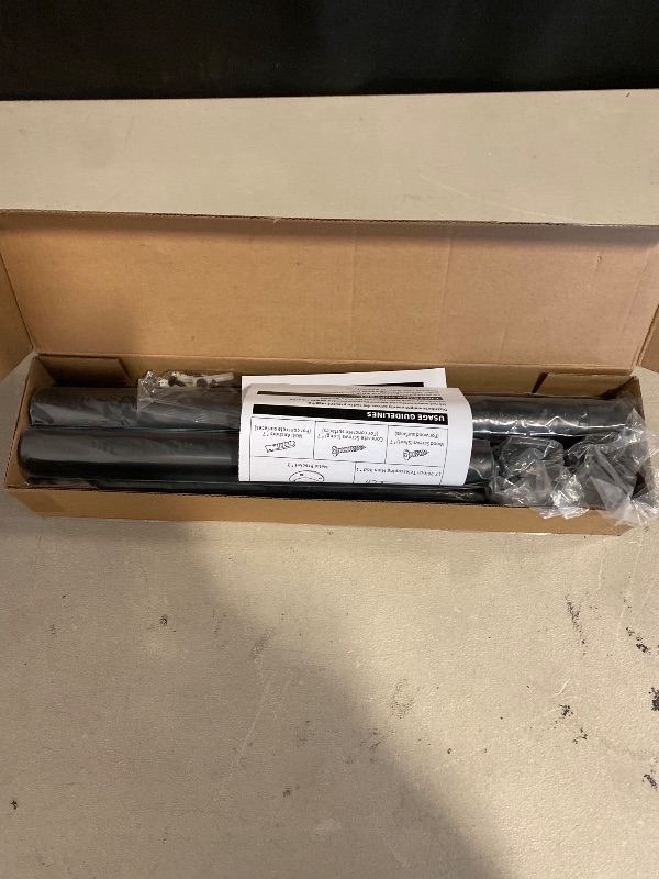 Photo 1 of Black Closet Rod,17 to 51 Inches Adjustable Closet Rods for Hanging Clothes 1.3 Inch Diameter Heavy Duty Metal Closet Hanging Rod Closet Bar for Wardrobes,Closet, Bathroom, Windows