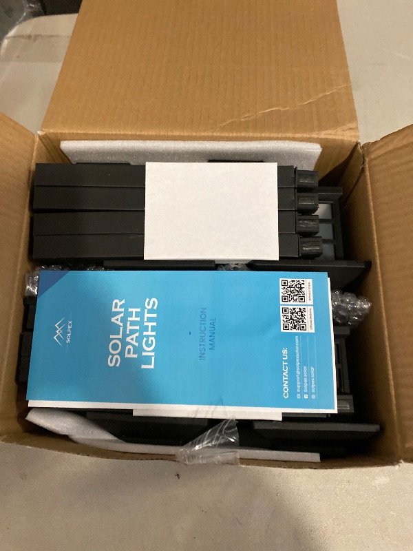 Photo 1 of GIGALUMI Solar Outdoor Lights 16 Pack LED Solar Lights Outdoor Waterproof, Solar Walkway Lights Maintain 10 Hours of Lighting for Your Garden, Landscape, Path, Yard, Patio, Driveway