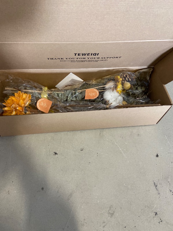 Photo 1 of Dried Flower Bouquet & Floral Mix Premium Hand-Packed Natural Dried Plants for Home Decor, Bouquets, and Arrangements – Made in Italy (Natural)