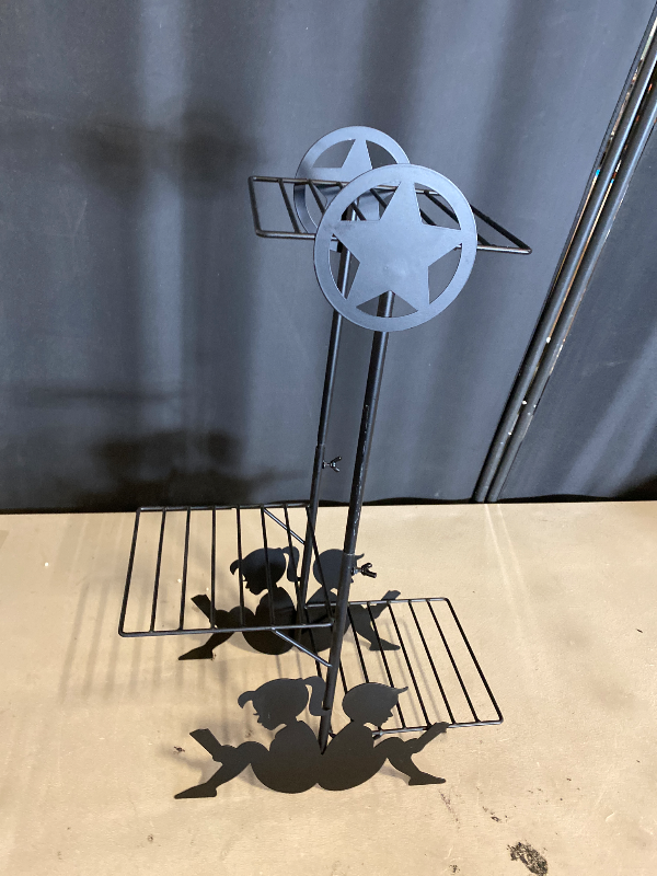 Photo 1 of 1pc Vintage Iron Plant Stand 