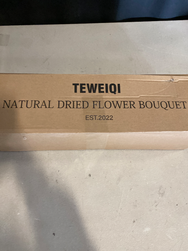 Photo 1 of Handmade Dried Flower Bouquet – Natural Orange & Yellow Floral Arrangement with Baby’s Breath, Craspedia, and Eucalyptus – Rustic Boho Style for Home Decor, Weddings, Fall Decor