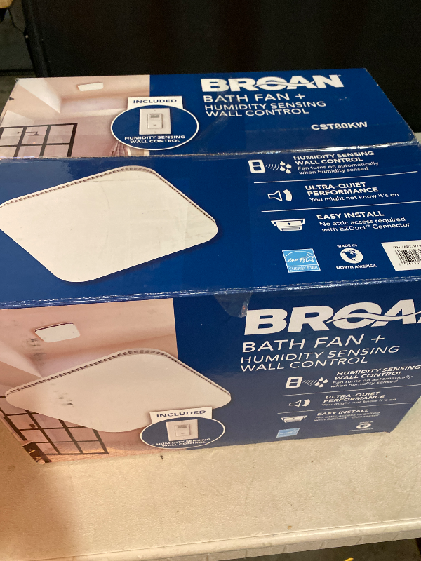 Photo 1 of Broan-NuTone FG701S Universal CleanCover Bathroom Exhaust Upgrade Grille Cover, White Bath Fan