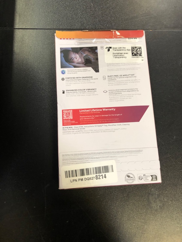 Photo 1 of ZAGG XTR4 Screen Protector for iPhone 16 Pro Max - 11x Stronger Tempered Glass, Blue Light Filtration, Anti-Reflective Technology, Graphene Reinforced, InvisibleShield, Easy Dust-Free Installation