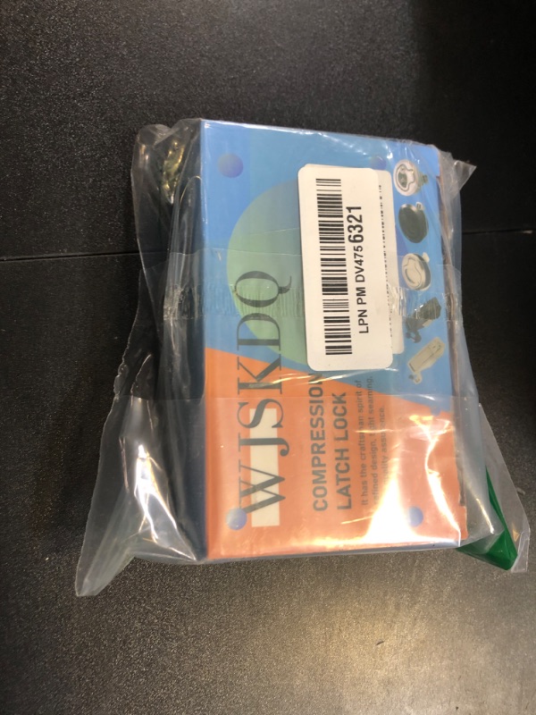 Photo 1 of 2Pcs T Handle Lock Cam Lock Swing Knob for Drawer Cabinet Door Lock Electrical Panel Door Latches keyless Locking Device Black