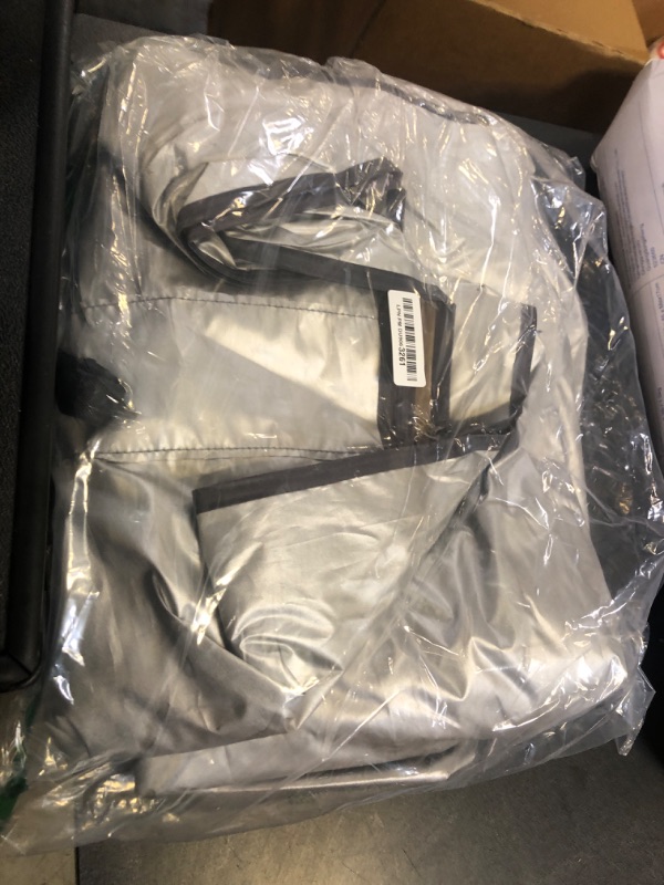 Photo 1 of Canopy Replacement Top Outdoor for 10x10 Pop up Tent only Silver Coated Cover with Ropes, Khaki