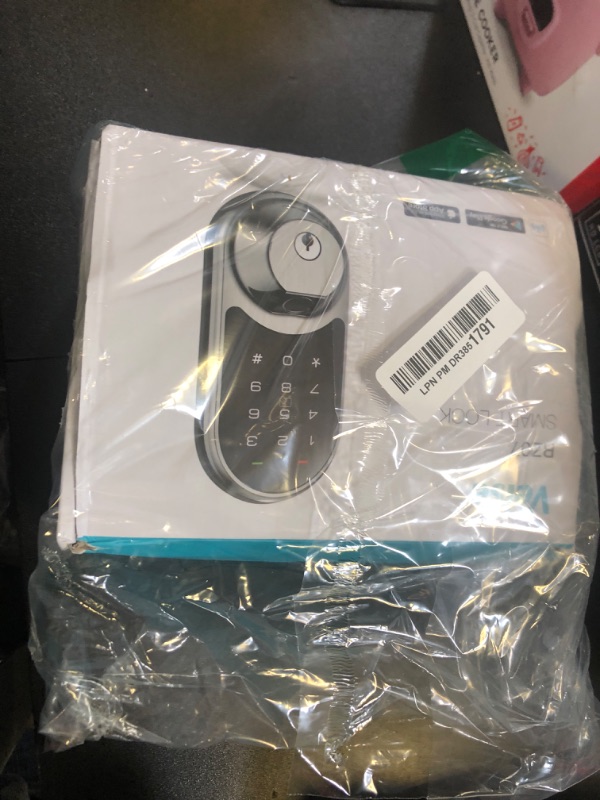 Photo 2 of Veise Smart Lock, Fingerprint Door Lock, 7-in-1 Keyless Entry Door Lock with App Control, Electronic Touchscreen Keypad, Smart Deadbolt, Biometric Smart Locks for Front Door, Satin Nickel