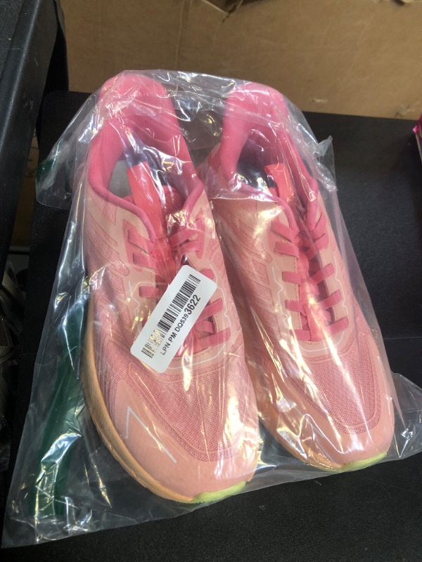 Photo 1 of ALLSWIFIT Women's Slip On Walking Shoes Running Comfortable Tennis Breathable Non Slip Athletic Gym Workout Cross Training Fashion Sneakers,Size 9,Pink/Orange,SARR034W