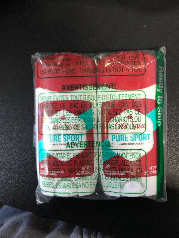 Photo 1 of Old Spice High Endurance Anti-Perspirant Deodorant for Men, Pure Sport Scent, 3.0 oz Twin Pack