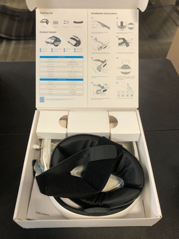 Photo 1 of BOBOVR E3 Pro Battery Strap Accessories for Meta Quest3/3S,10000mah Hot Swappable Fast Charging Battery and 3.5mm Audio Expansion