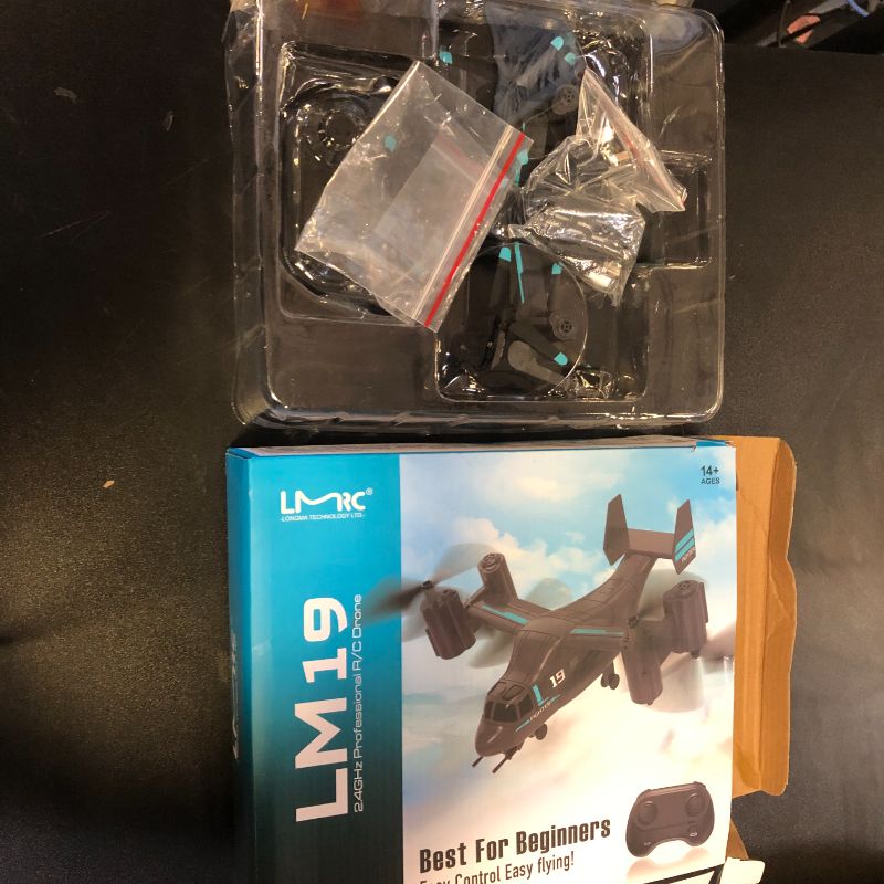 Photo 1 of LM19-A Drone with Camera for Beginners, WiFi Live Video Remote Control Drones for Kids 8-12, Easy & Ready to Fly RC Plane, HD RC Quadcopter Gift Toy for Boys, FPV Drones for Adults, 2 Batteries