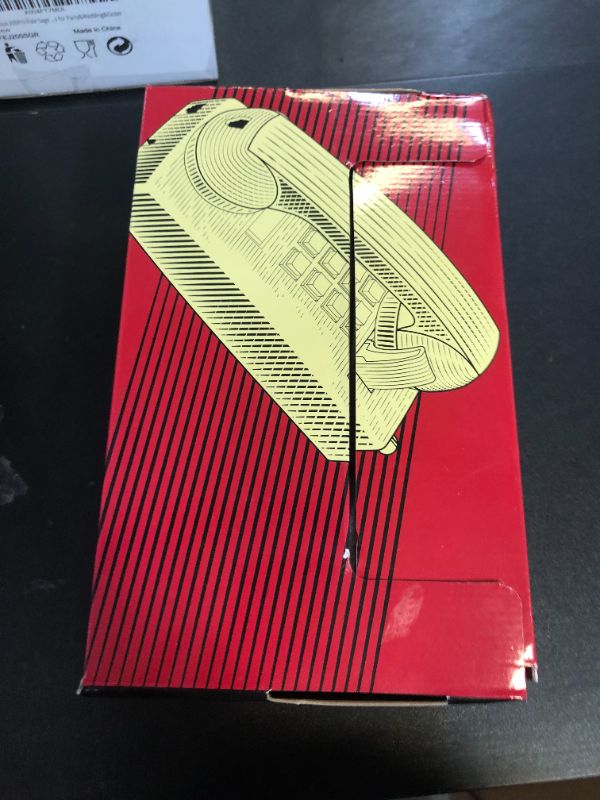 Photo 1 of Sangyn Retro Wall Phones for Landline with Mechanical Ringer Corded Telephone Wall Mounted with Indicator Waterproof Old Style Landline Phones for Home Kitchen, Red