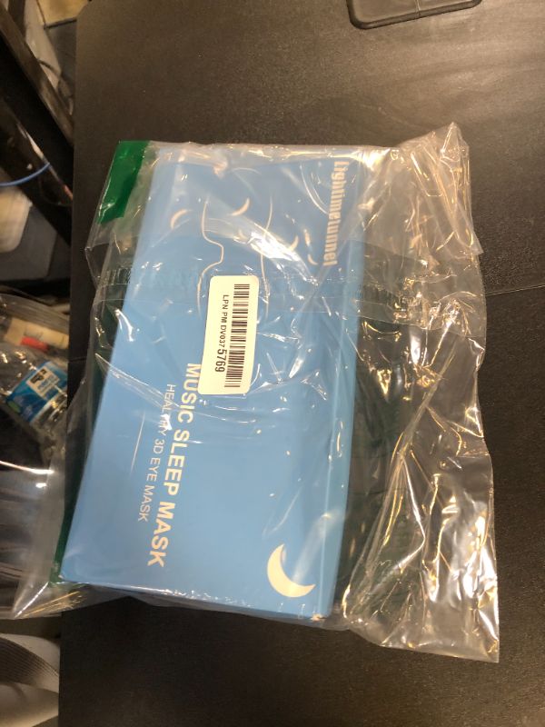 Photo 1 of Sleep Headphones, Bluetooth 5.0 Wireless 3D Eye Mask, Lightimetunnel Washable Sleeping Headphones for Side Sleepers With Adjustable Ultra Thin Stereo Speakers Microphone Hands Free for Insomnia Travel