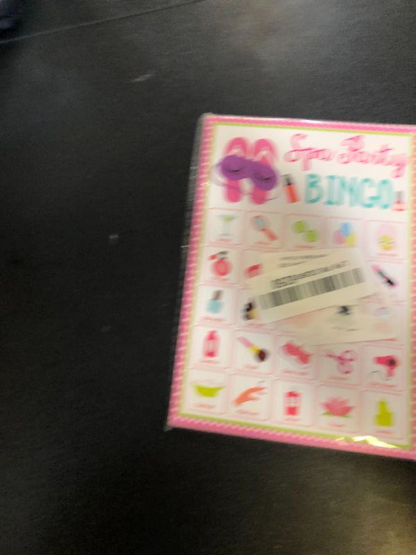 Photo 1 of Tedea Spa Bingo Games, Slumber Party Bingo Cards for Adults, Slumber Party Games, Sleepover Birthday Bingo Games, Spa Party Decorations Favors Supplies, 24 Players Bingo Games Cards (D02)