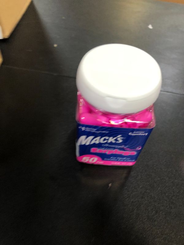 Photo 1 of Mack's Dreamgirl Soft Foam Earplugs, 50 Pair, Pink - 30dB NRR, 33dB SNR - Small Ear Plugs for Sleeping, Snoring, Studying, Loud Events, Traveling & Concerts